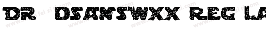 DroidSansWXX Regular字体转换